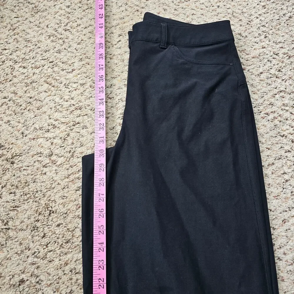 LULEMON WOMENS CITY SLEEK 5 POCKET WIDE LEG PANT, SIZE 31